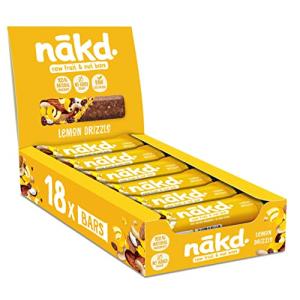 Lemon Drizzle Nakd Bars - Gluten Free (18 Pack)