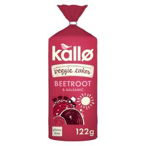 Kallo Beetroot Veggie Cakes, 122g Pack