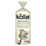 Kallo Organic Lightly Salted Wholegrain Rice Cakes