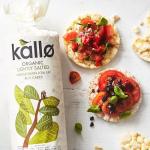 Kallo Organic Lightly Salted Wholegrain Rice Cakes