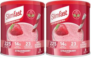 SlimFast Strawberry Meal Replacement Shake – Pack of 2