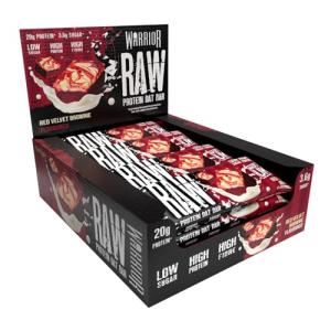 Warrior Raw Protein Bars - 20g Protein, Low Sugar