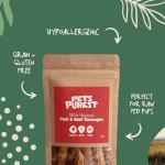 Natural Air-Dried Sausage Treats for Dogs