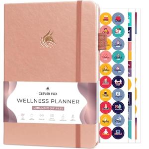Clever Fox Wellness Planner: Daily Health & Meal Log