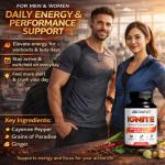 AG Gains Ignite Fat Burner Capsules - 60 Vegan Boosters