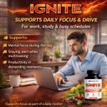 AG Gains Ignite Fat Burner Capsules - 60 Vegan Boosters