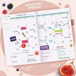 Clever Fox Wellness Planner: Daily Health & Meal Log