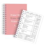 12-Week Food Journal for Calorie Counting
