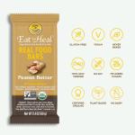 Organic Vegan Peanut Butter Protein Bar - Low Sugar