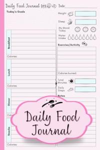 90-Day Food Journal for Weight Loss Tracking