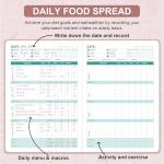 Undated Food Journal for Weight Loss and Meal Planning