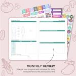 Undated Food Journal for Weight Loss and Meal Planning