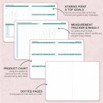 Undated Food Journal for Weight Loss and Meal Planning