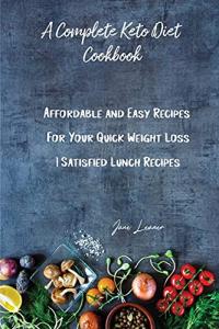 Easy Keto Cookbook for Quick Weight Loss Meals