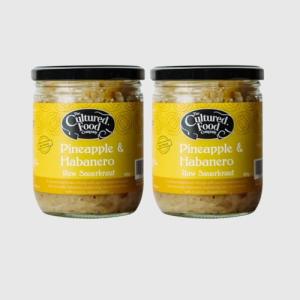 Pineapple & Habanero Sauerkraut - Probiotic Rich