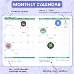 Undated Food Diary for Weight Loss and Meal Planning