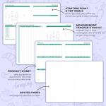 Undated Food Diary for Weight Loss and Meal Planning