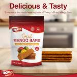 Tropgo 100% Mango Dried Fruit Snack Bars