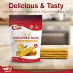 Tropgo 100% Dried Pineapple Bars - 8 Pack