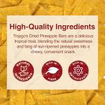 Tropgo 100% Dried Pineapple Bars - 8 Pack