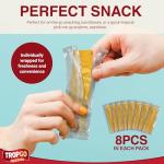 Tropgo 100% Dried Pineapple Bars - 8 Pack
