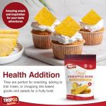 Tropgo 100% Dried Pineapple Bars - 8 Pack