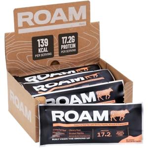 ROAM Keto Protein Bars - Low Calorie Snacks 12 Pack