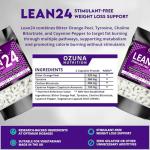 Lean24 Caffeine-Free Fat Burner for Weight Loss
