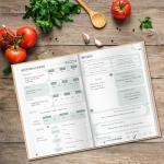 10-Week Food Diary and Wellness Journal