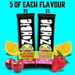 Zombie Fruit Bars: Sour Strawberry & Cherry Snacks