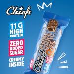Chiefs Protein Bars - Low Carb Chocolate Pretzel Snack