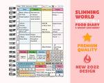 Slimming World 7-Week Food Diary With Stickers