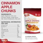Tropgo Dried Cinnamon Apple Chunks - 120g Snack