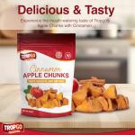 Tropgo Dried Cinnamon Apple Chunks - 120g Snack