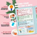 3-Month Calorie Counting Food Diary Planner