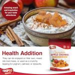 Tropgo Dried Cinnamon Apple Chunks - 120g Snack