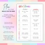 Weekly Meal Planner & Food Diary for Weight Loss
