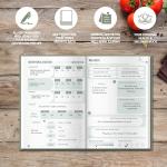 10-Week Food Diary and Wellness Journal