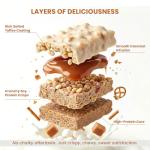 ProtiWise Salted Toffee Protein Bars - 15g Protein