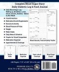 Blood Sugar Diary & Food Journal Tracker