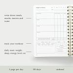 KUNITSA CO. 90-Day Women's Food and Exercise Journal