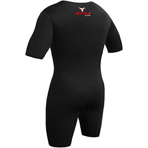 Mytra Fusion Sweat Suit for Weight Loss (2XL, Black)