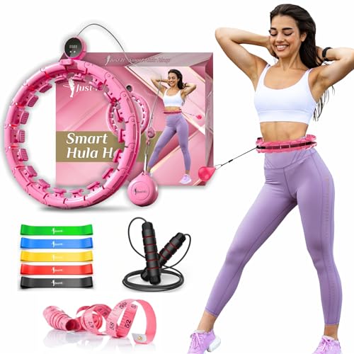 4-in-1 Smart Weighted Hula Hoop Fitness Set