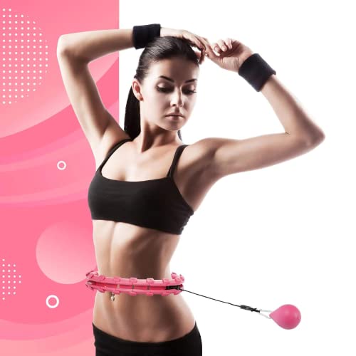 Muash Weighted Hula Hoop Set for Adult Fitness