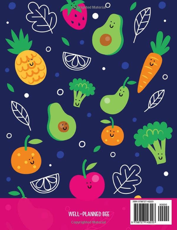 Food Sensitivity Journal: Cute 3-Month Food Diary and Symptom Tracker, Low-FODMAP Food Diary, IBS Diet Notebook, Food Allergy Logbook