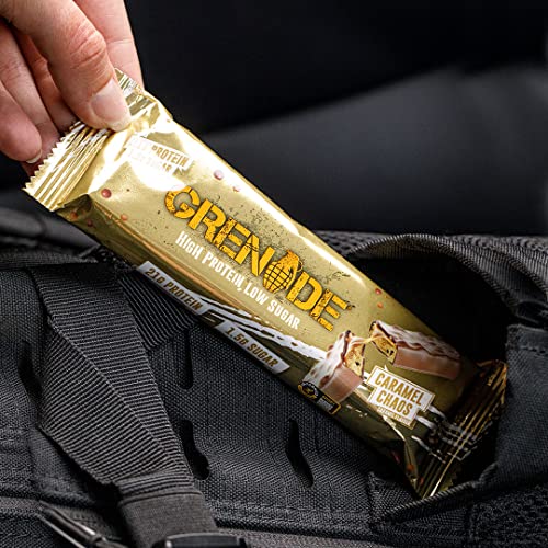 Grenade High Protein Bar - Caramel Chaos, 12-pack