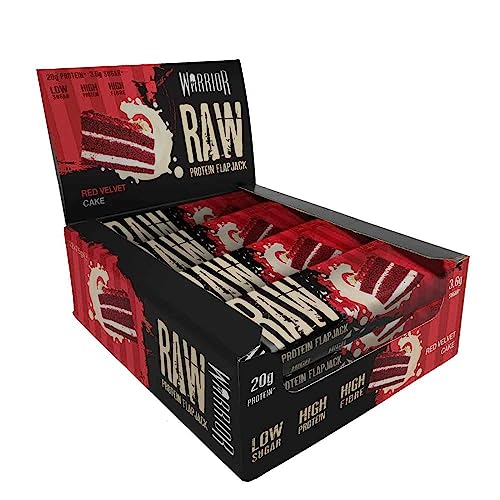 Warrior Raw Protein Flapjacks - Red Velvet Cake
