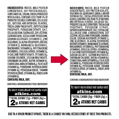 Atkins Chocolate Delight Protein Shake, Low Carb, 12-Pack