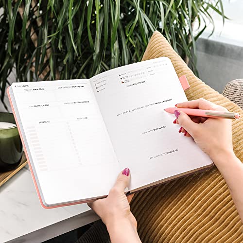 Clever Fox Self-Care Journal – Wellness & Daily Reflection Notebook – Mental Health & Personal Development Journal – Self-Care, Meditation & Mood Journal for Women & Men – A5 Size (Light Pink)