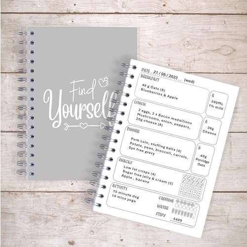 Slimming World Food Diary, Diet Planner, Weight Loss Journal, SW9 - Find Yourself